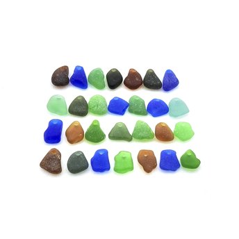 real sea glass charms