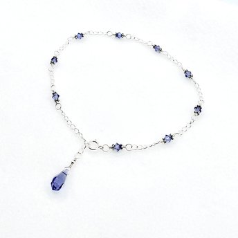 crystal anklet for women