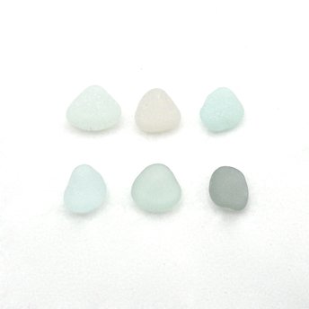 thick sea glass pieces