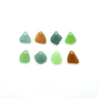 sea glass pendants