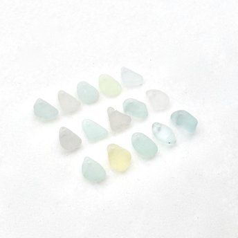 genuine sea glass beads