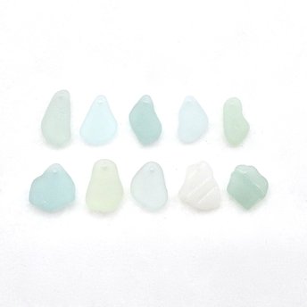 genuine sea glass pendants