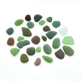 real natural sea glass